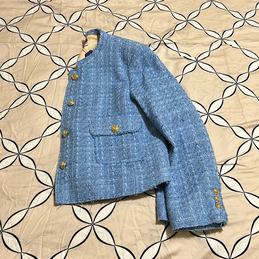 Zara Women’s Tweed Blazer - Picture 6 of 7
